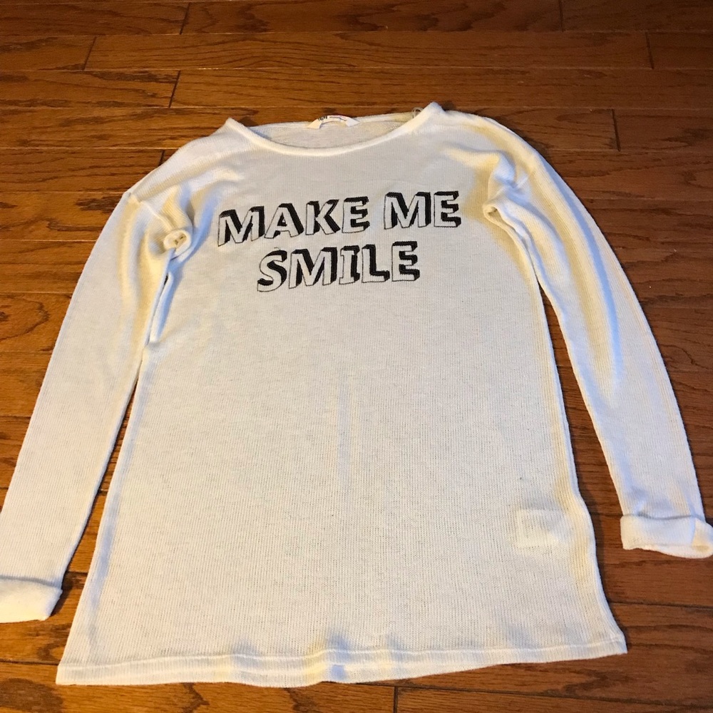 H&M make me smile sweater